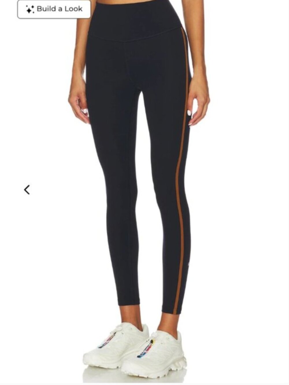 SPLITS59 Amber Air Weight High Waist 7/8 Legging Indigo Blue Honey Stripe $128